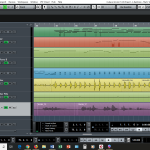 Screenshot from Cubase recording software